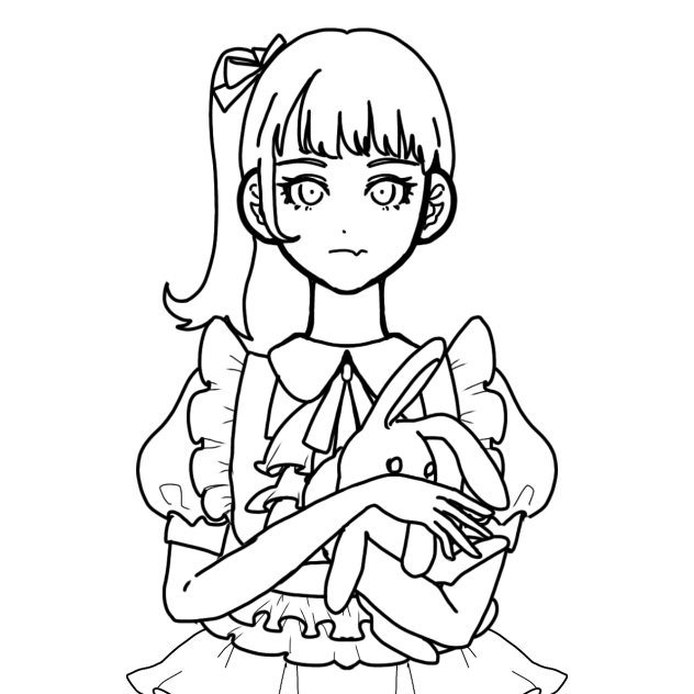 無題374線画