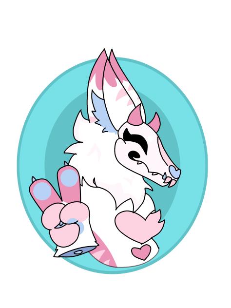 Fan art for arouraskulls on TikTok   •v•