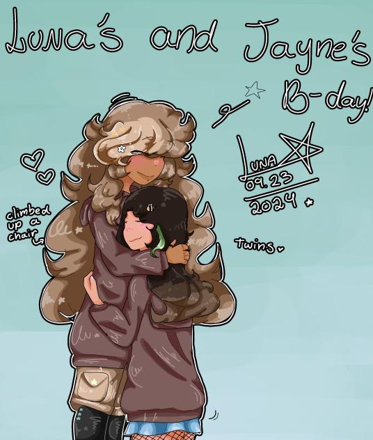 A bday gift for the best twin sis