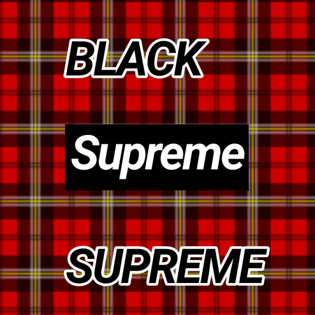 supreme black