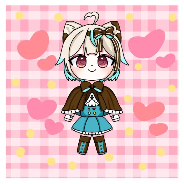 あまかみこのみミニキャラ描いてみた！