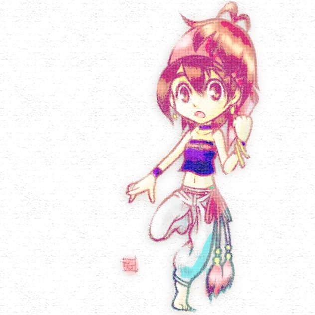 桃子さん色つき