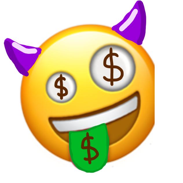 emoji mix 🤪＋😈＋🤑