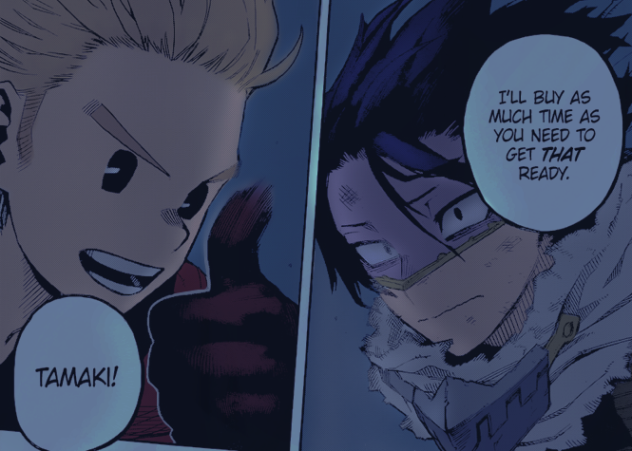 mirio + amajiki manga colour