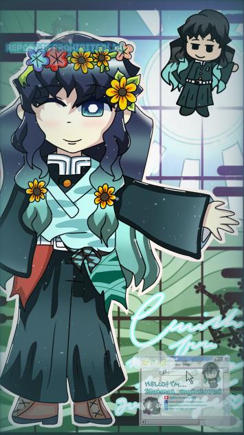 Muichiro redesign 🩵💚✨