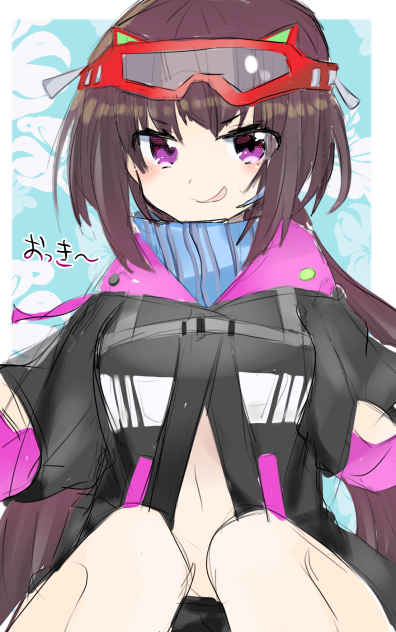 水着おっきー落書き