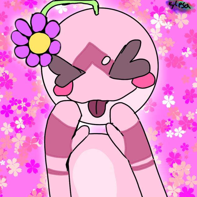 pink flower - ibisPaint