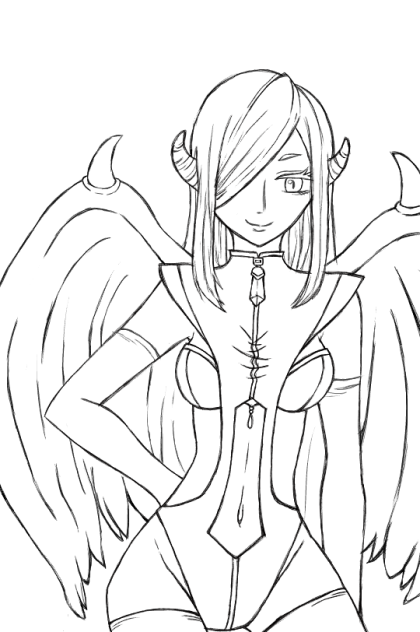 堕天使(塗ってください。)