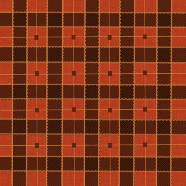 Tartan Pattern Pumpkin