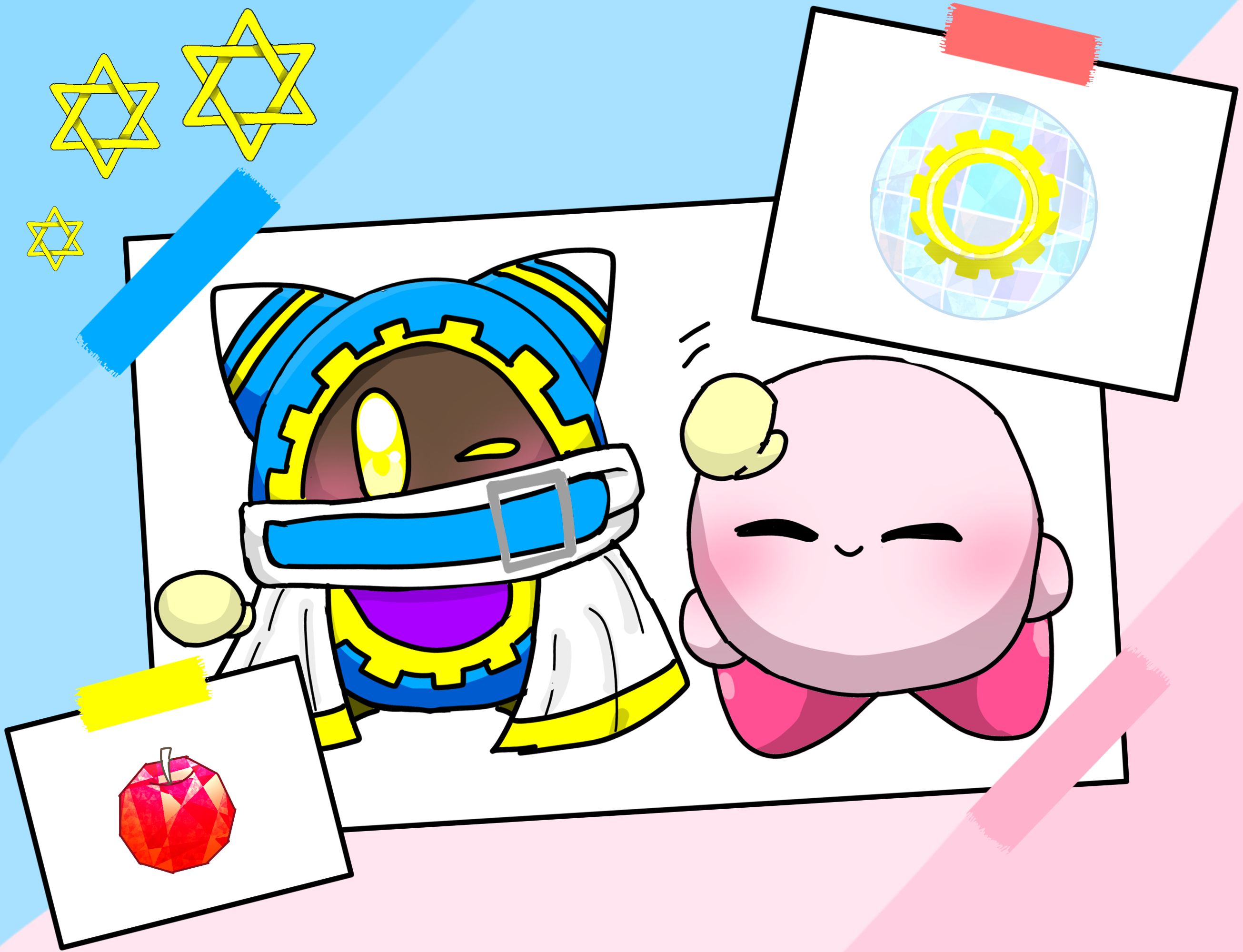 カービィとマホロア - ibisPaint