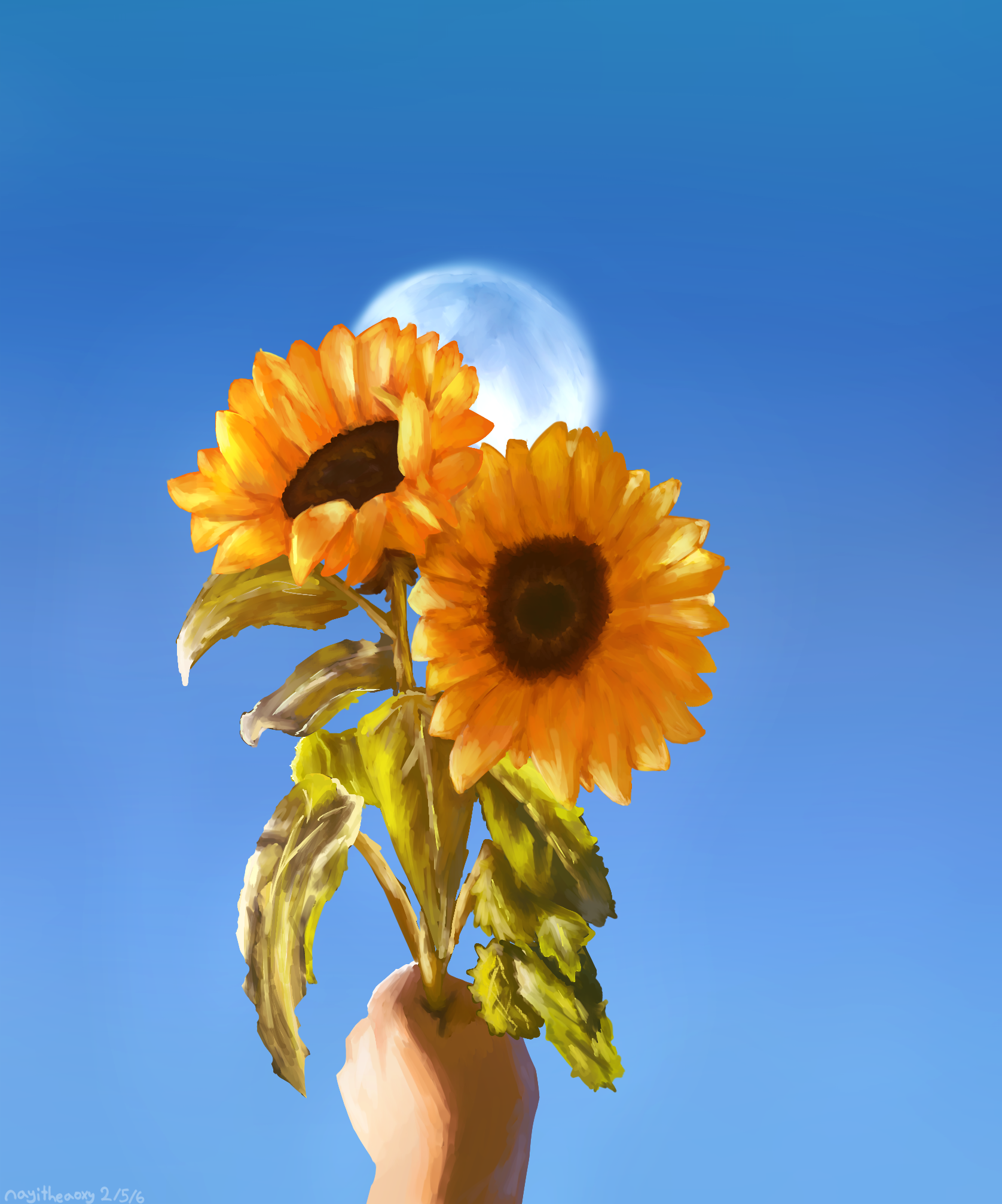 sunflowers - ibisPaint