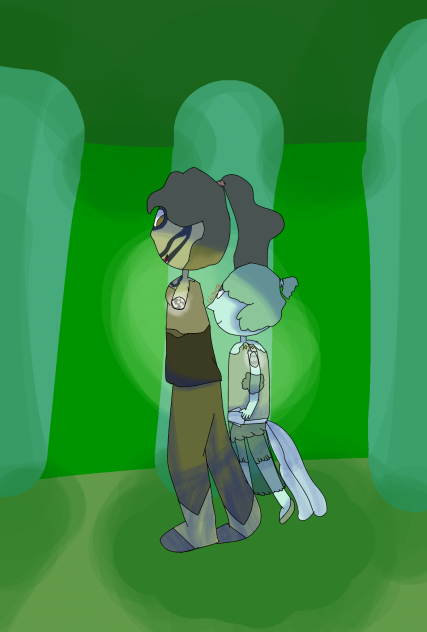 Mint Green Pearl + Epidote