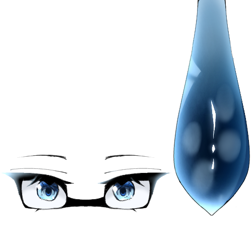 お目目とゲソ　練習