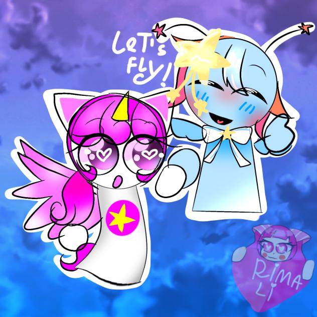For cinna and rosa☁🦄