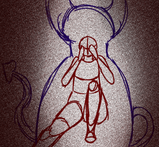 You've been slashed in the eyes! wip