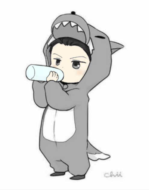 Sehun BabyWolf Chibi