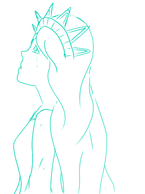 Lady Libertys Anguish - ibisPaint
