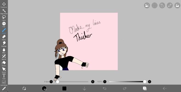 Go back in your frame!