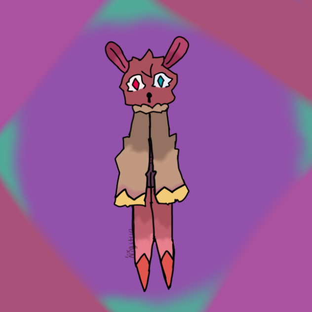 Allora with her wings closed