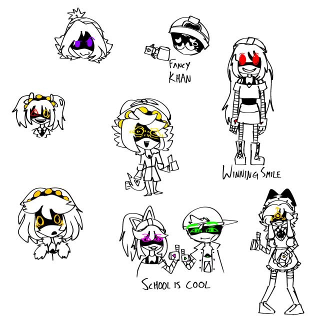Funny faces