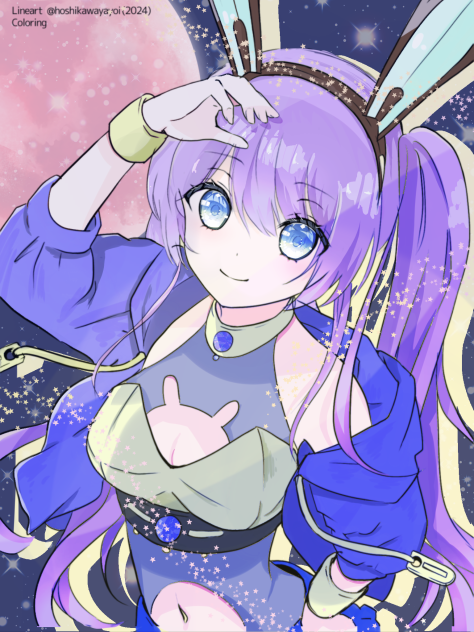 塗りました🌙💫