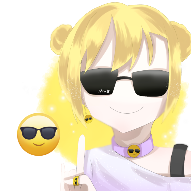 😎サングラスをかけた笑顔😎