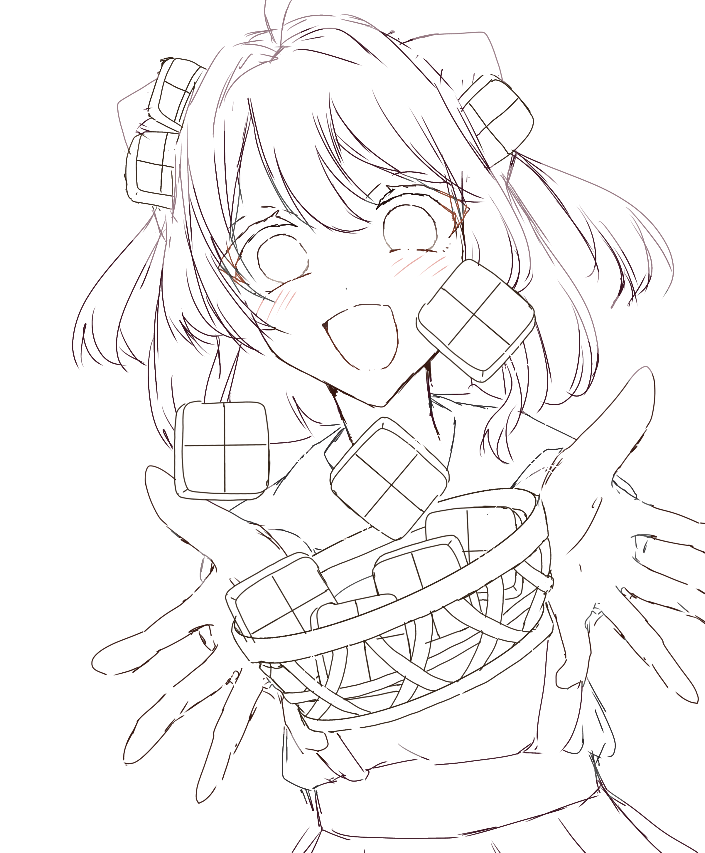 あなたのために 線画 のあさん 線画Ver - ibisPaint