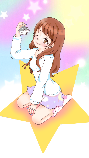 ハムスターつままれる