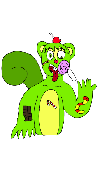 Nutty the squirrel htf speedpaint