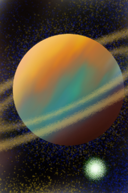 宇宙 リングのある惑星