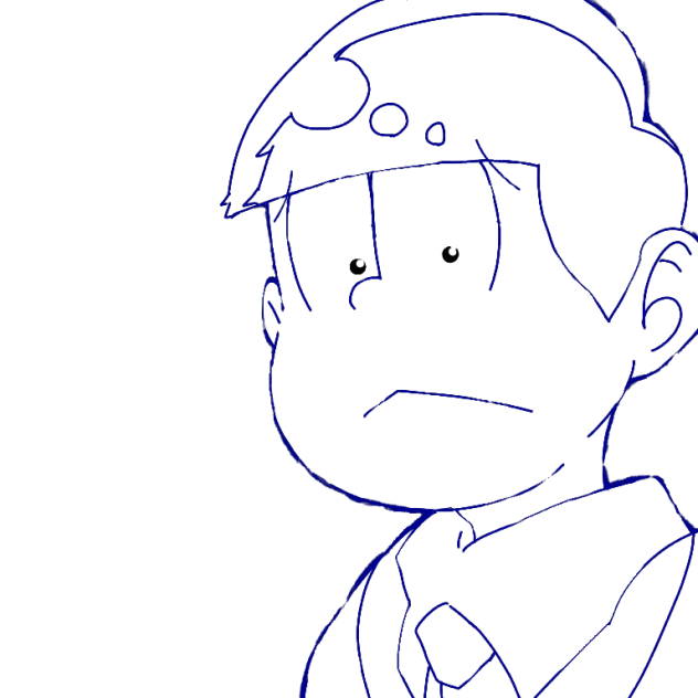 おそ松さん 塗り絵 松野チョロ松 Ibispaint