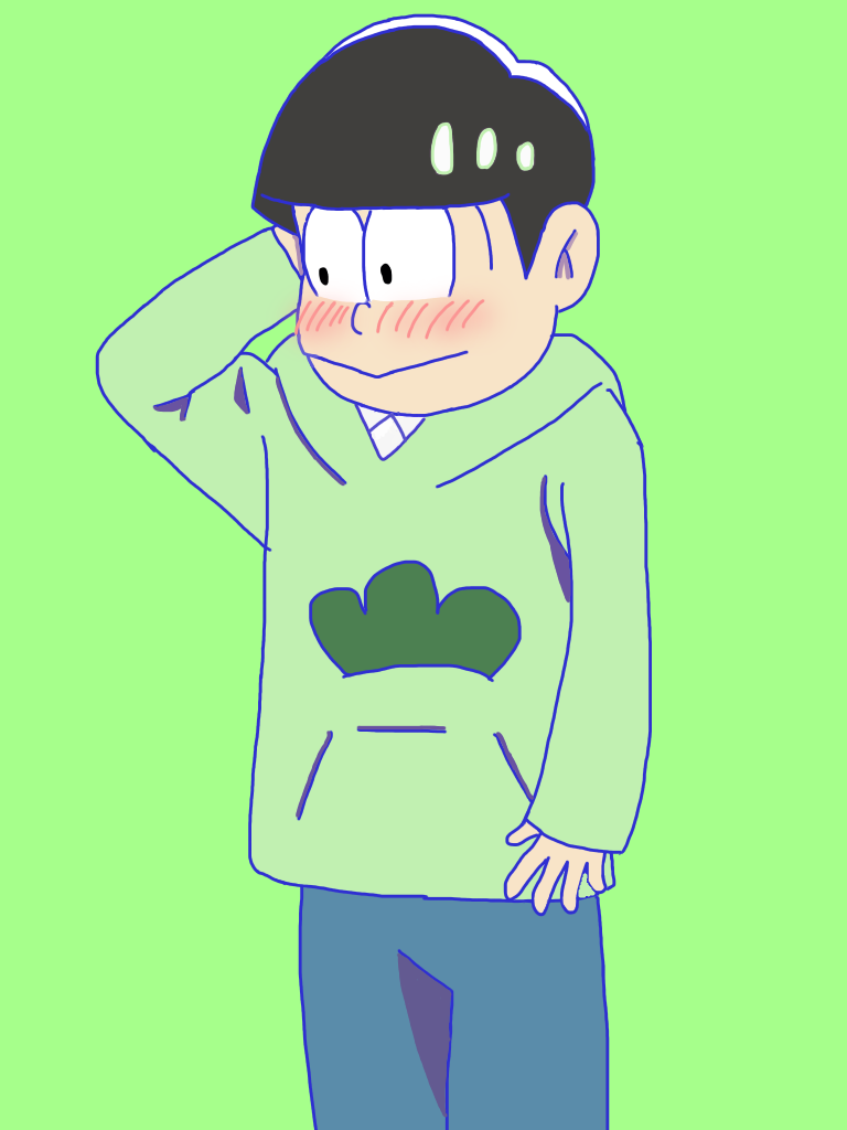 チョロ松が照れてるだけ Ibispaint