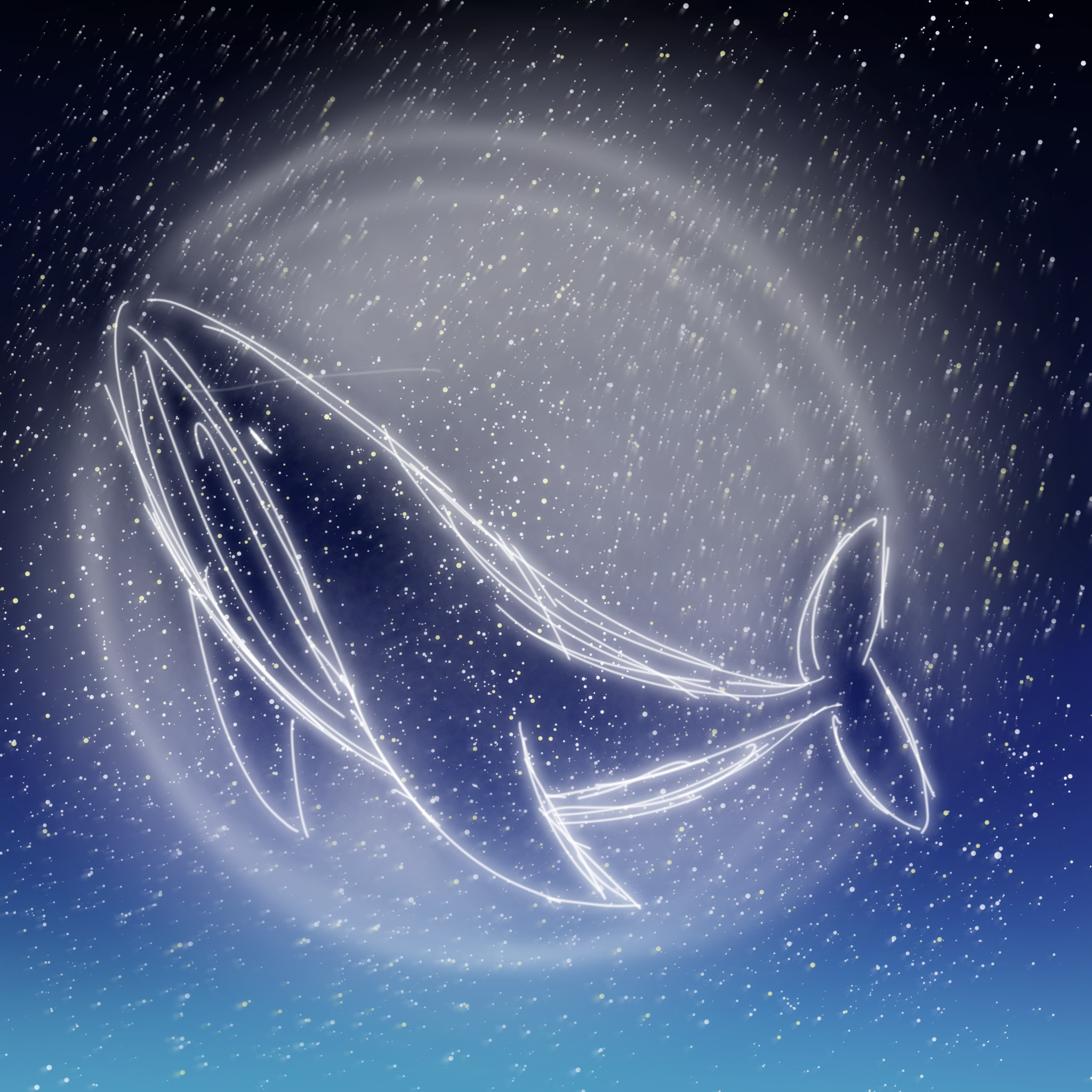夜空鯨 - ibisPaint