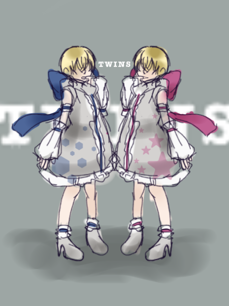 ラクガキ双子ちゃん