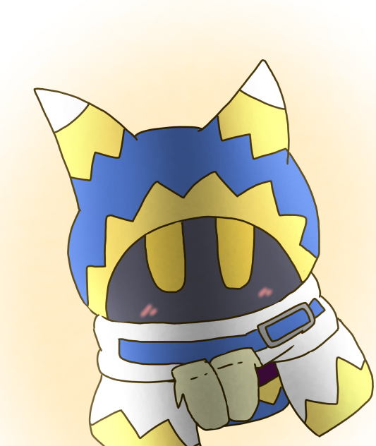 ギザギザデザインマホロア　(照れ)