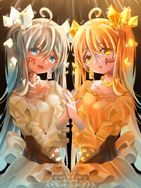 プラチナちゃんとゴールドちゃん