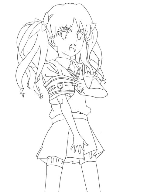 線画2 黒子
