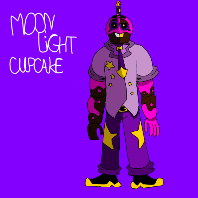 OH MY GOD MOONLIGHT FRE... cupcake
