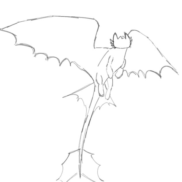 Nightfury Flight Animation Test