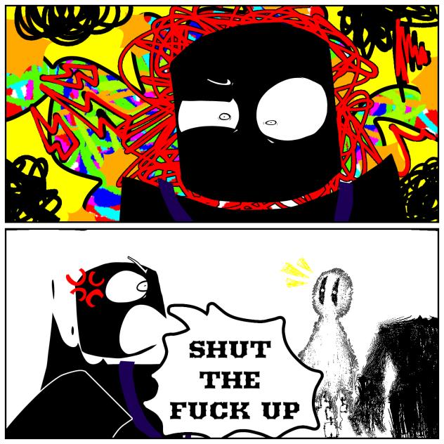 Overstimulated.