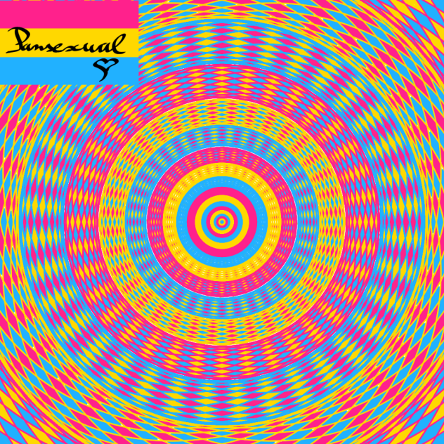 Pansexual flag color