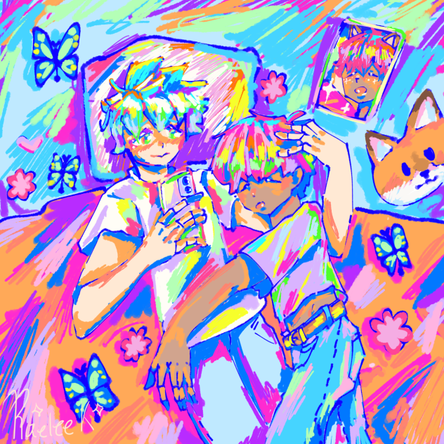 🏳️‍🌈🦋🌸🦊