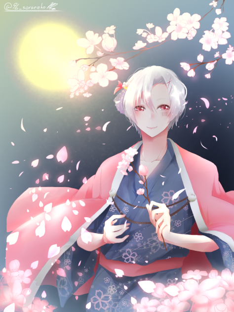 まふまふ「夜桜」