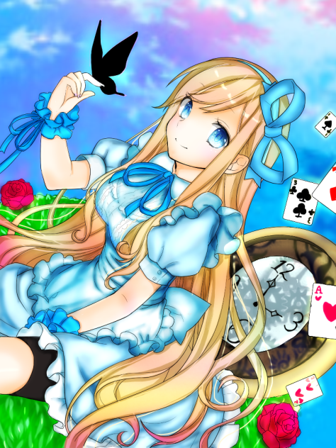 アリス♪  〜素晴らしい線画塗らさせていただきました！〜色々丁寧〜