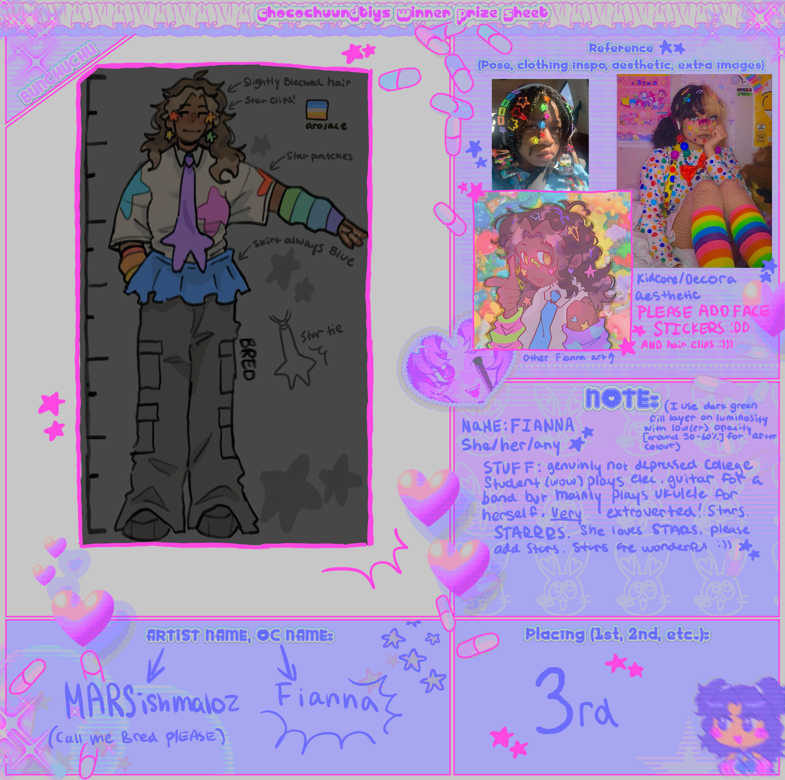 Chocochuun dtiys winners sheet - ibisPaint