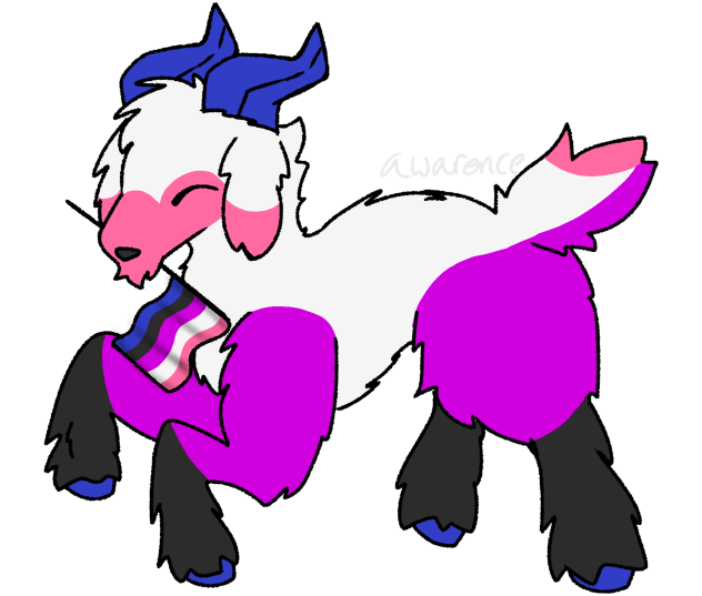 Genderfluid goat!