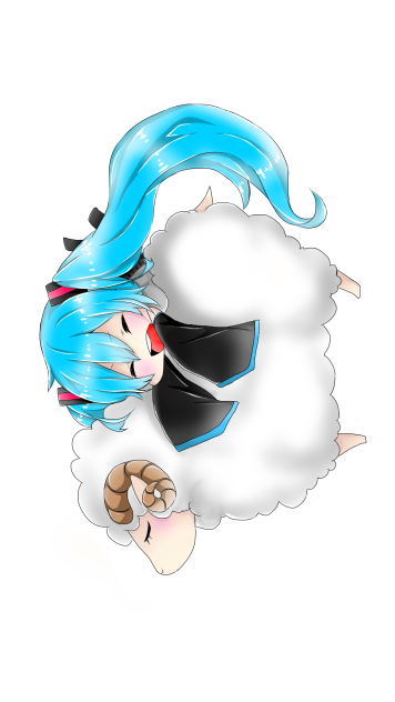ミクと羊