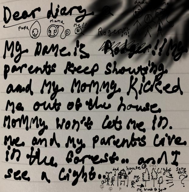 Lil Rodgers diary before he went missing