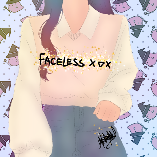 faceless x∆x art (aesthetic)