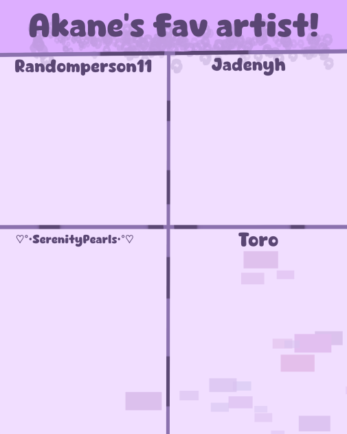My fav artists!